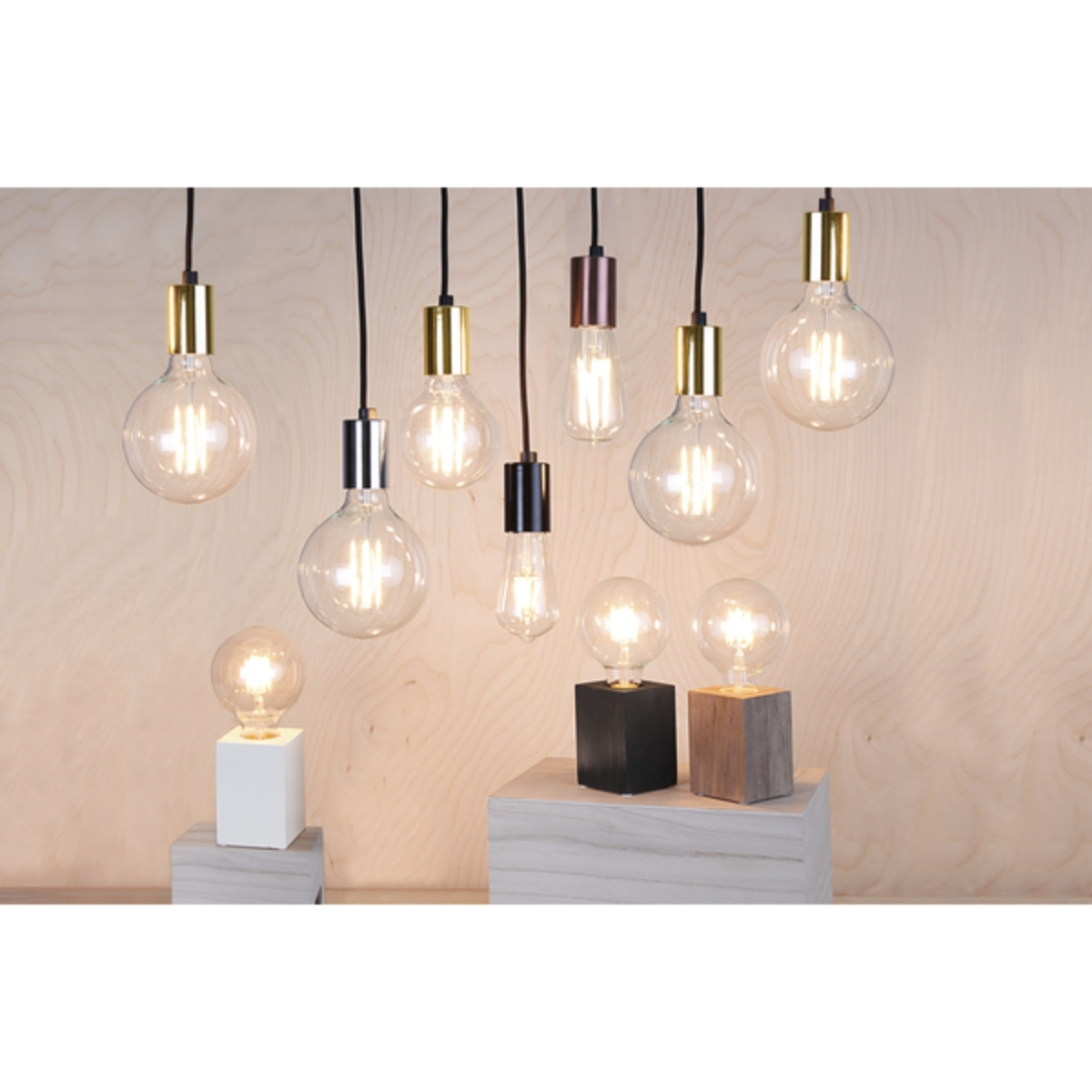 LED GLOBE FILA GLOW G80 - E27 - 1,3W - warmweiss 2100K - 140lm - klar - dimmbar