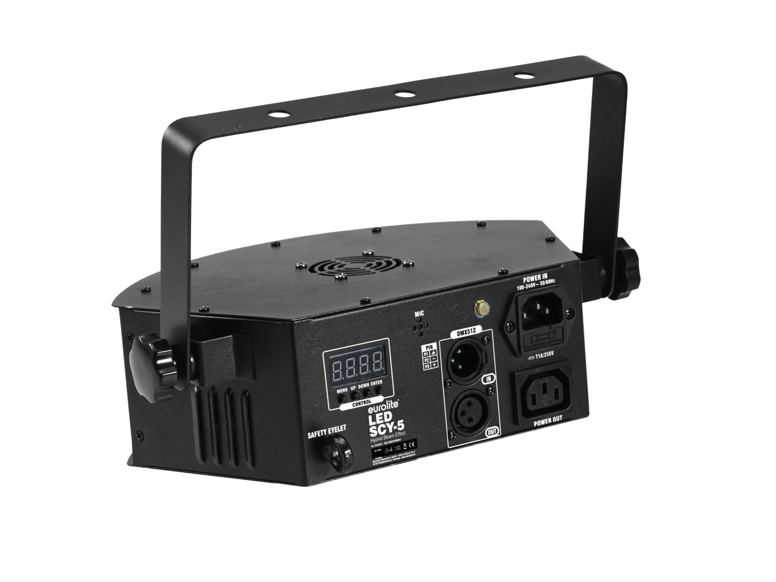 Effektscheinwerfer 4-in1 - Farbige Beams + buntes Flutlicht - Strobo - Fernbedienung