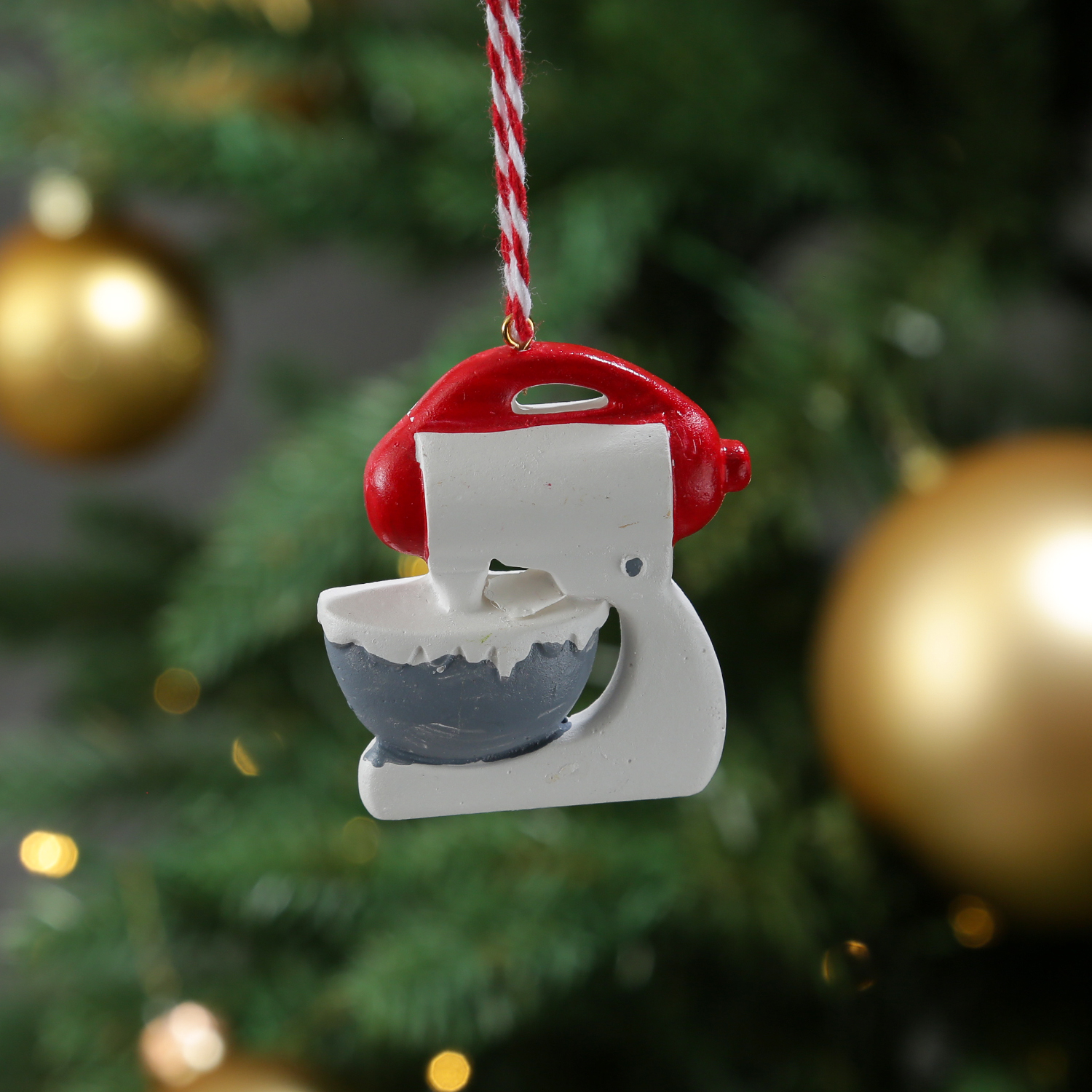 Christbaumschmuck Weihnachtsbaeckerei - 12 verschiedene Baumhaenger - Polyresin - 12er Set