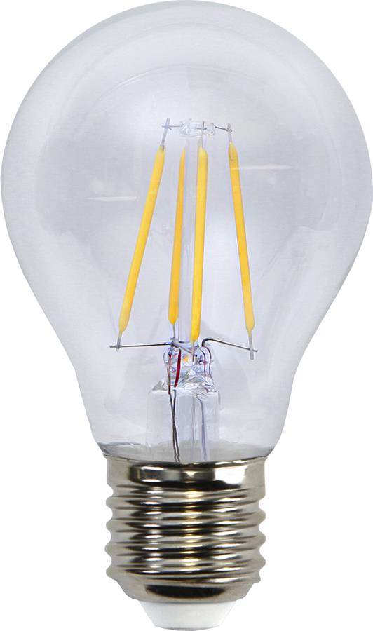 LED Tropfenlampe FILA A60 - E27 - 4W - warmweiss 2700K - 470lm  - klar