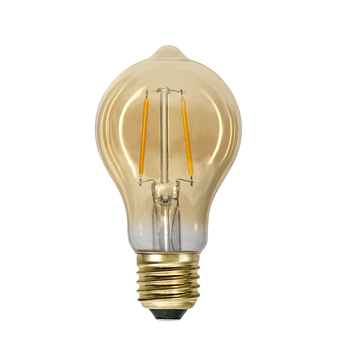 LED Leuchtmittel FILA GLOW A60 - Tropfenlampe E27 - 0,75W - ultra WW 2000K - 80lm - amber