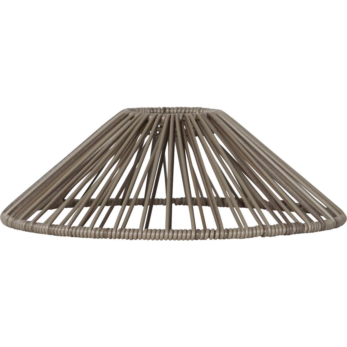 Lampenschirm VIDE wetterfest - für E27 Fassungen - D: 25cm - H: 8cm - beige Lampenschirm VIDE wetterfest - für E27 Fassungen - D: 25cm - H: 8cm - beige