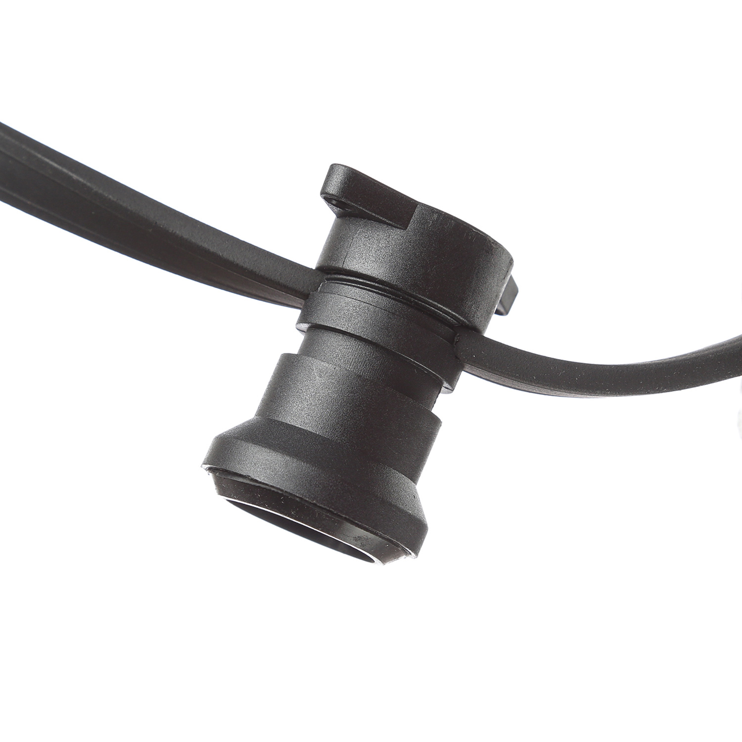 Illu-/Partylichterkette BLACKY 30m - Außenlichterkette schwarz - 30x E27 Schraubfassung