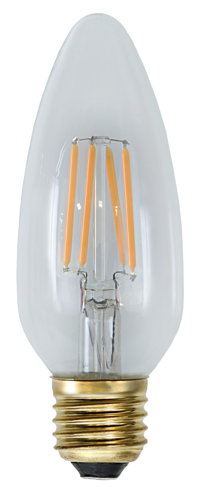 LED Kerzenlampe SOFT GLOW C45 - 3,5W - E27 - ultra-WW 2200K - 230lm - dimmbar