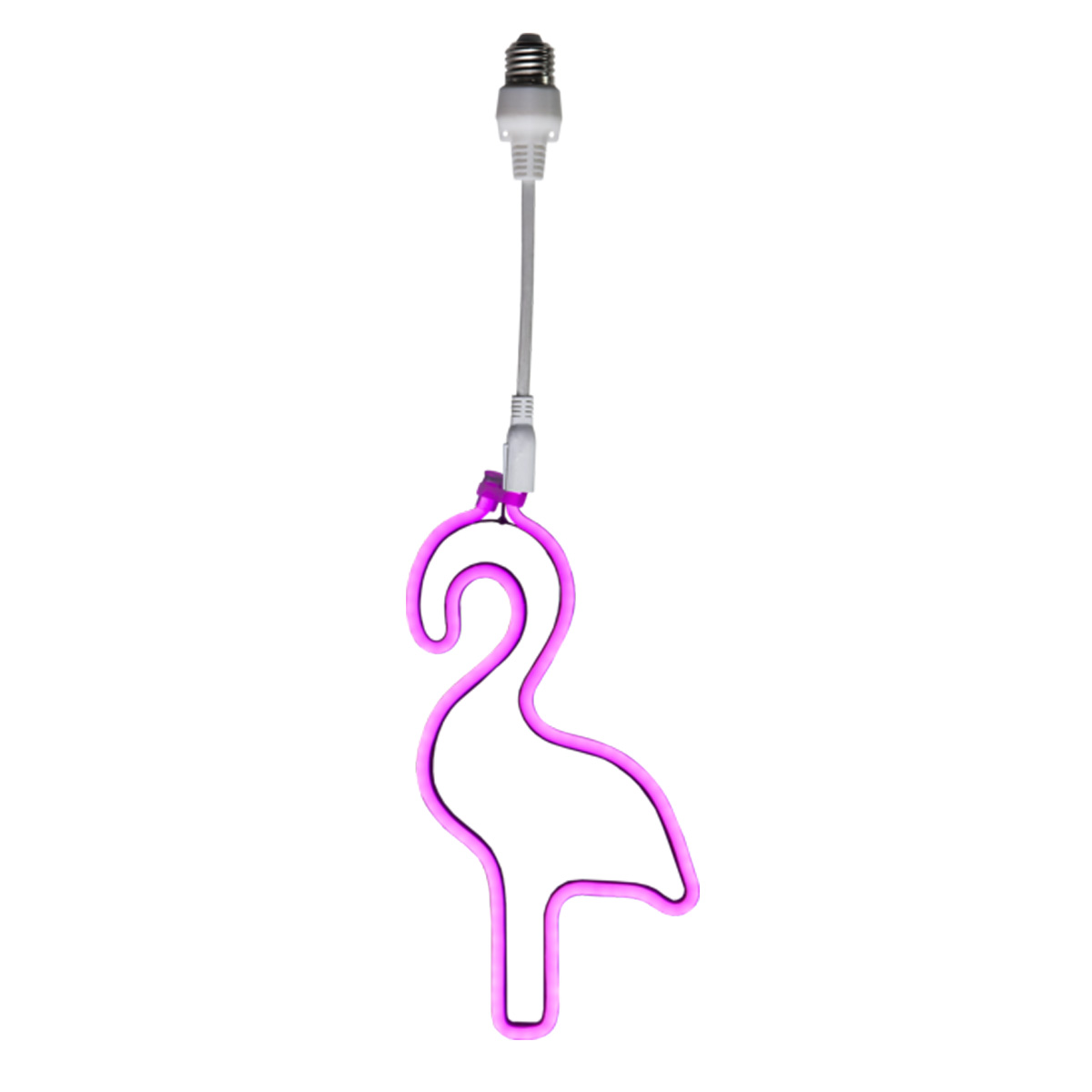 System CONNECTA - "Flamingo" pink - LED-Objekt mit E27 Fassung - outdoor - H: 52cm - B: 18cm