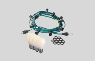 Mit opalen LED Tropfenlampen