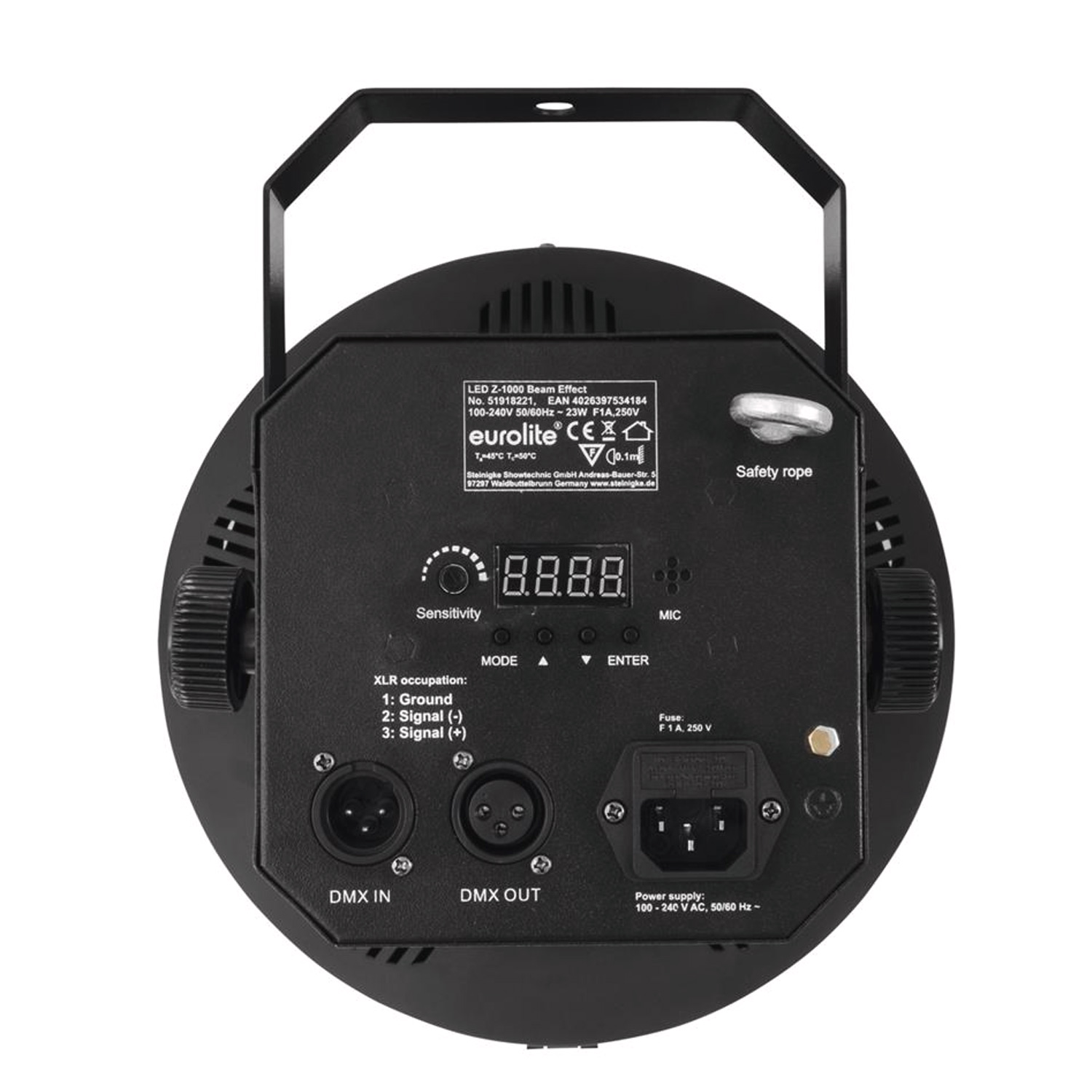 LED Strahleneffekt Z-1000 - raumfüllender Pilzkopf-Effekt - Auto DMX Musik - 6-farb LEDs