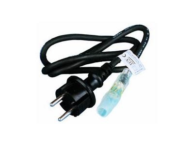 Startset für ROPELIGHT MICRO Lichtschläuche mit Glühlampen - Netzstecker - Schwarz - IP44