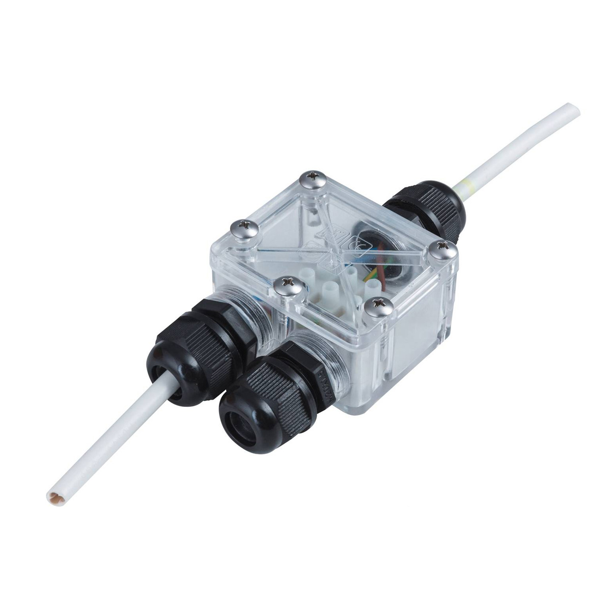 Kabelverbinder Box - Garten - IP67 - 230V - 3 Ausgänge - wasserdicht bis 1m - 3 polig - 125x40x64