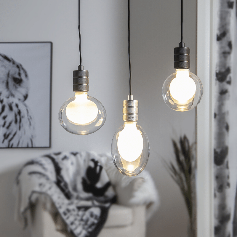 LED Deko Leuchtmittel "Space" - E27 - warmweiß - in 3 Stuffen dimmbar - 2700K - 3,5W