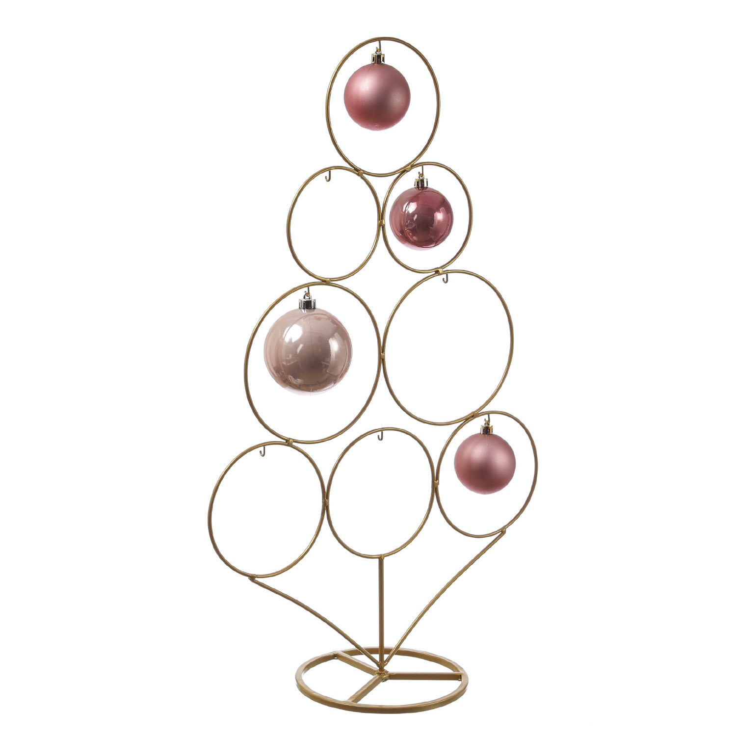 Dekobaum Aufsteller für Christbaumkugeln/Weihnachtsbaumschmuck - Metall - H: 58cm - gold Dekobaum Aufsteller für Christbaumkugeln/Weihnachtsbaumschmuck - Metall - H: 58cm - gold