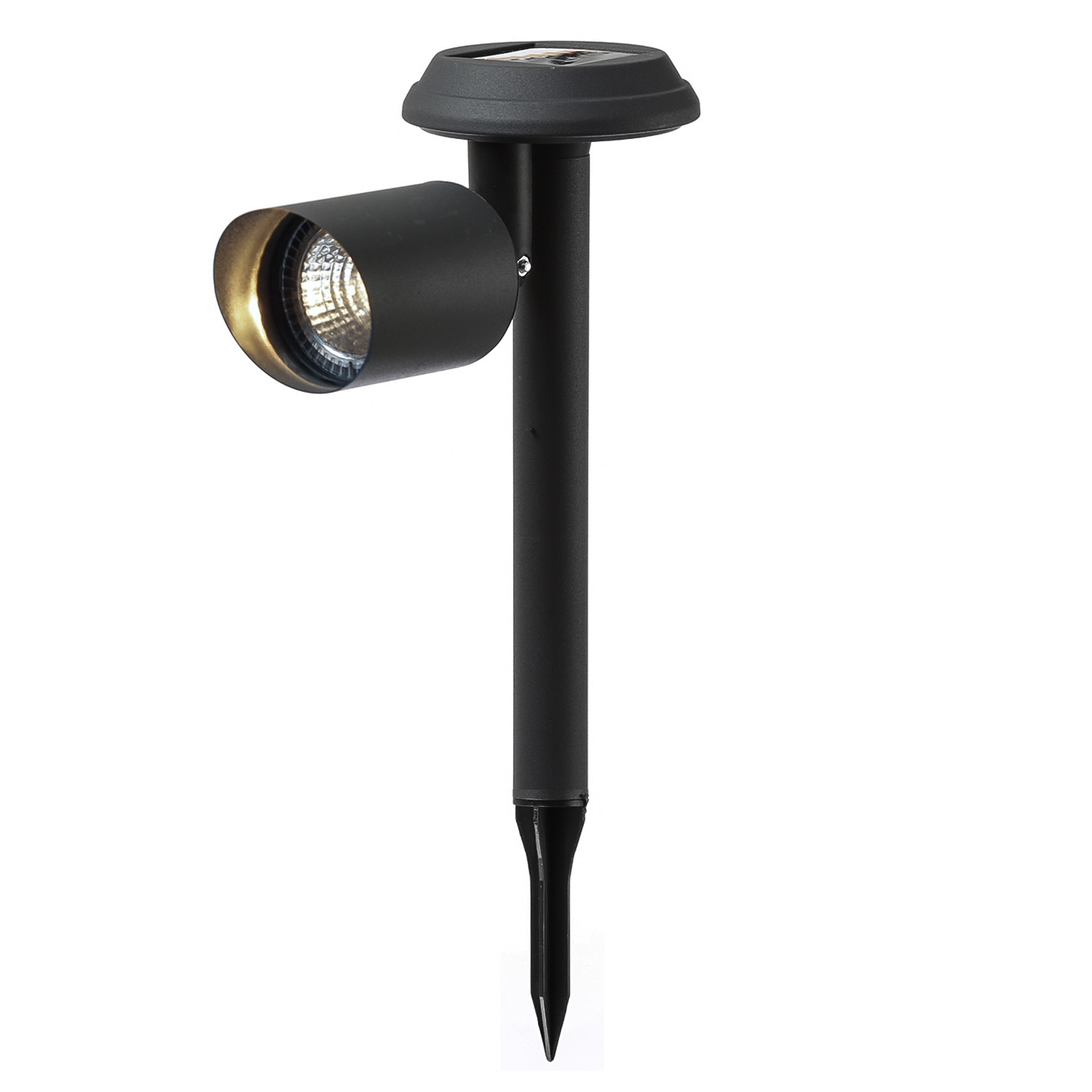 LED Solar Gartenstrahler - Gartenspot  - Dämmerungssensor - 3 Lumen - H: 25,5cm - 4er Set