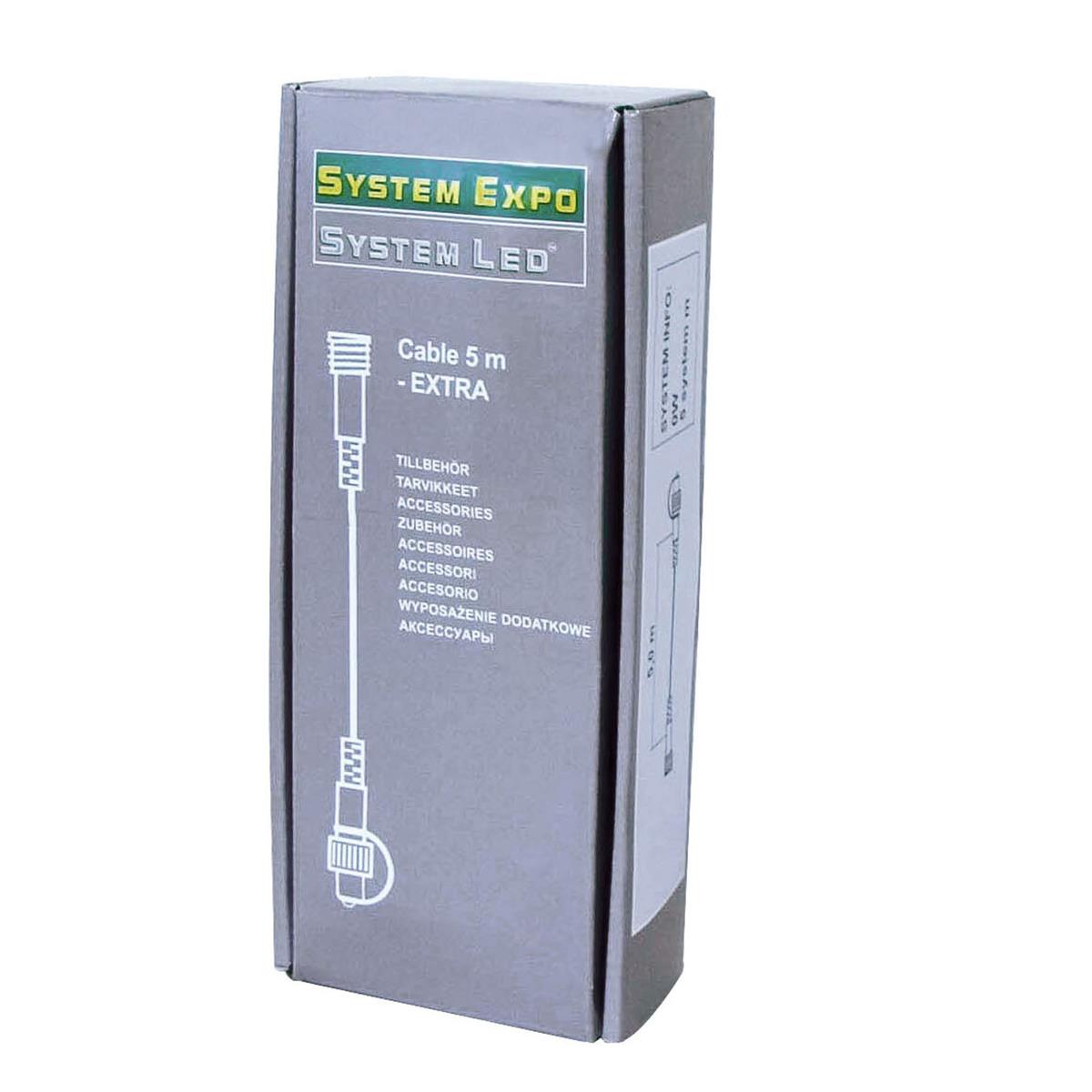 System LED Black |  Verlängerung | koppelbar | exkl. Trafo | 5.00m
