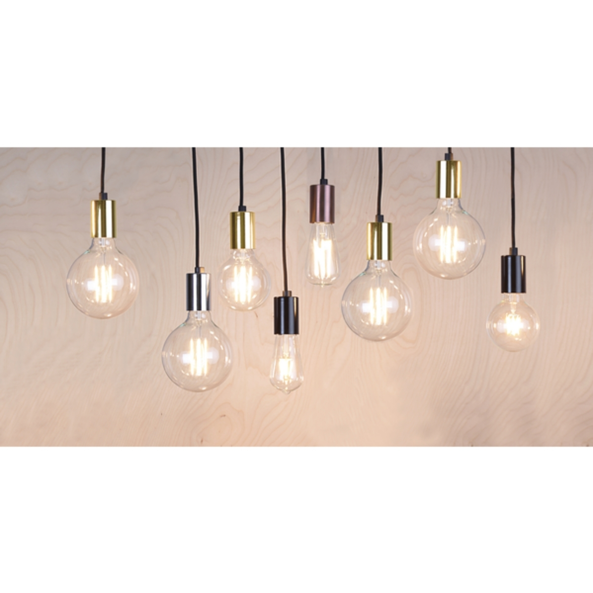 LED GLOBE FILA GLOW G80 - E27 - 1,3W - warmweiss 2100K - 140lm - klar - dimmbar