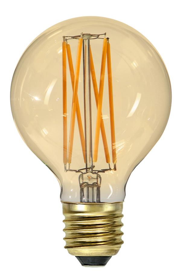 LED DEKO Leuchtmittel VINTAGE G80 - E27 - 3,7W - UWW 1800K - 240lm - dimmbar