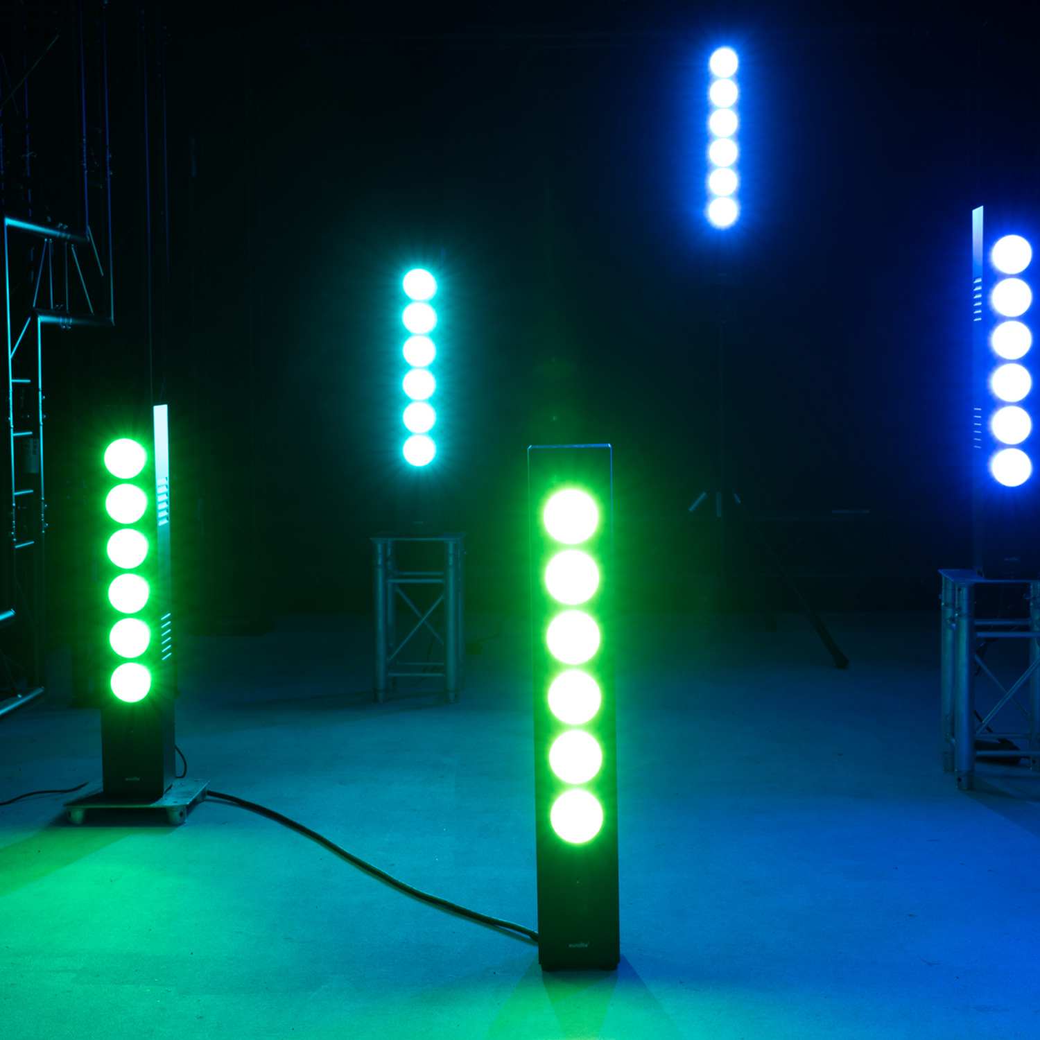 LED Lichtsäule Lichtorgel - high Power 6x 30W COB - DMX - inkl. Fernbedienung - Partyraumbeleuchtung LED Lichtsäule Lichtorgel - high Power 6x 30W COB - DMX - inkl. Fernbedienung - Partyraumbeleuchtung