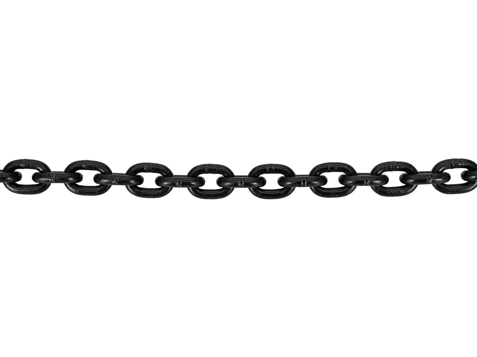 Rundstahlkette - 8mm - GK8 - 0,3m - Schwarz