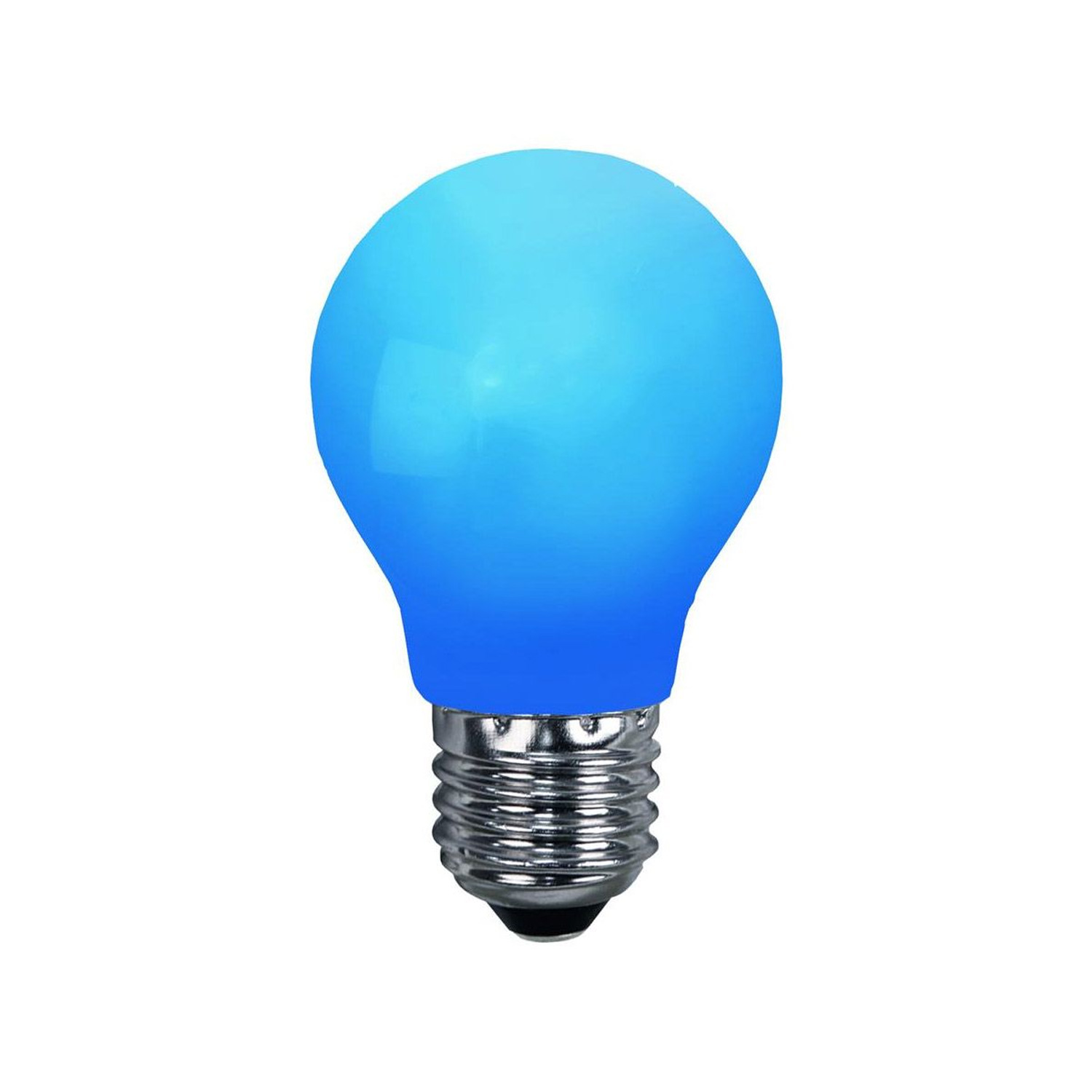 LED Leuchtmittel Tropfenlampe A60 Polycarbonat Blau 2W