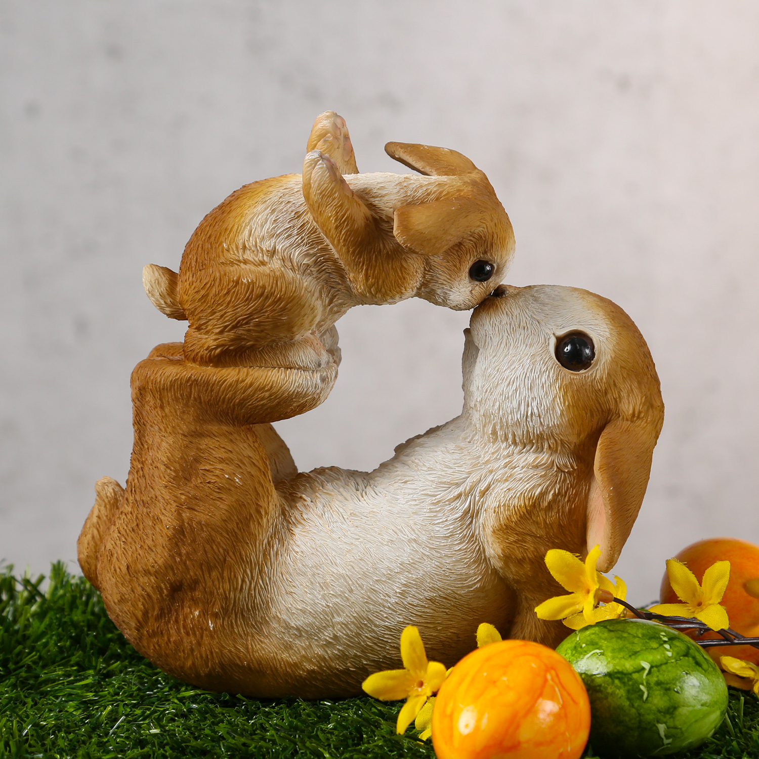 Hase - Osterhase liegend - Frühlingsdeko - Ostern - Innen - braun/beige