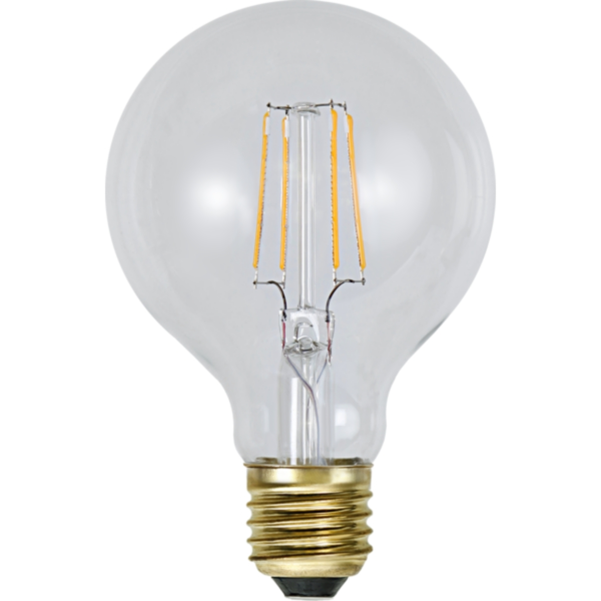 LED GLOBE FILA GLOW G80 - E27 - 1,3W - warmweiss 2100K - 140lm - klar - dimmbar