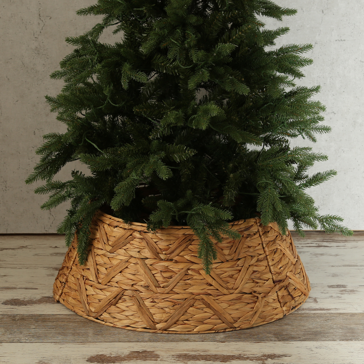 Weihnachtsbaumrock aus Seegras - Abdeckung für Baumständer - D: 70cm