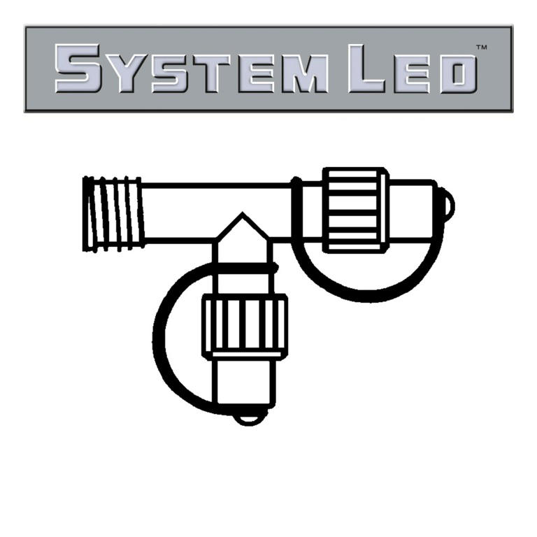 System LED White | Verteiler | koppelbar | exkl. Trafo | T-Verbinder