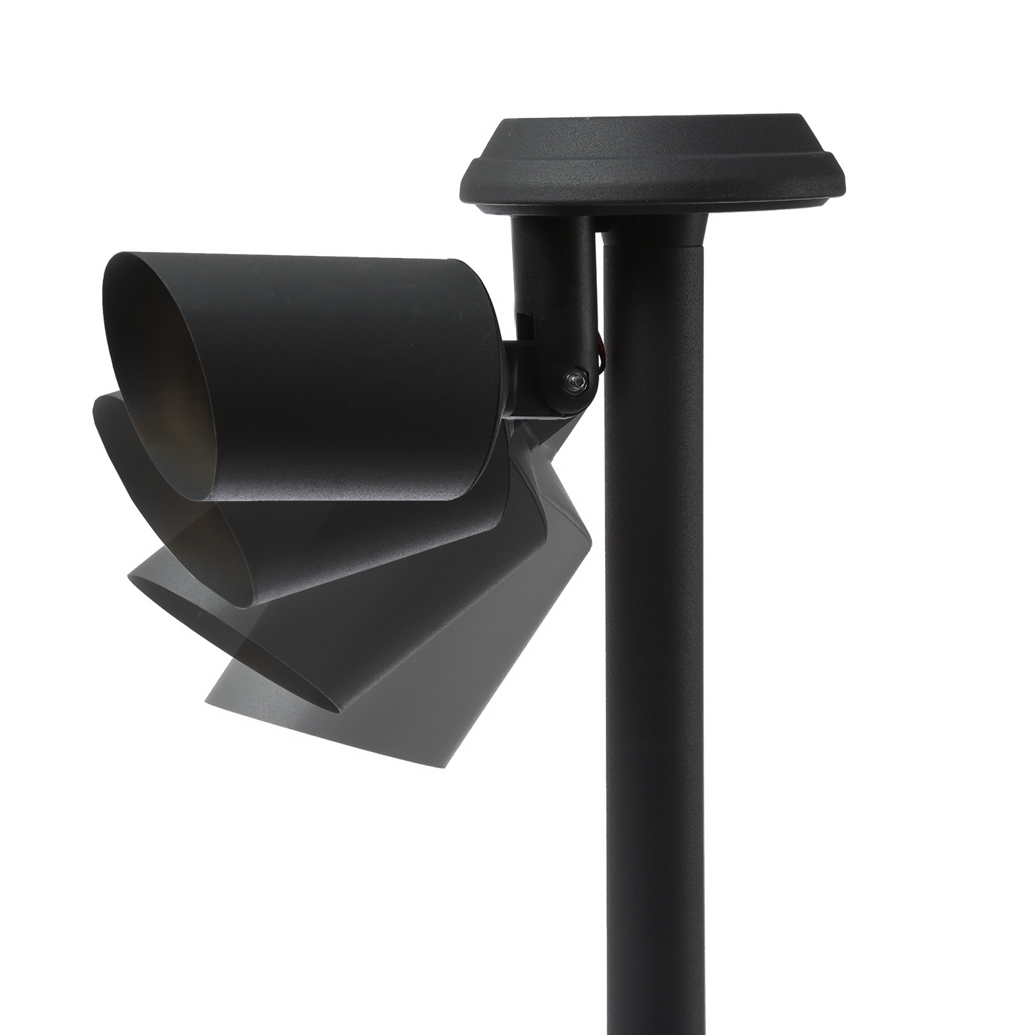 LED Solar Gartenstrahler - Gartenspot  - Dämmerungssensor - 3 Lumen - H: 25,5cm - 4er Set