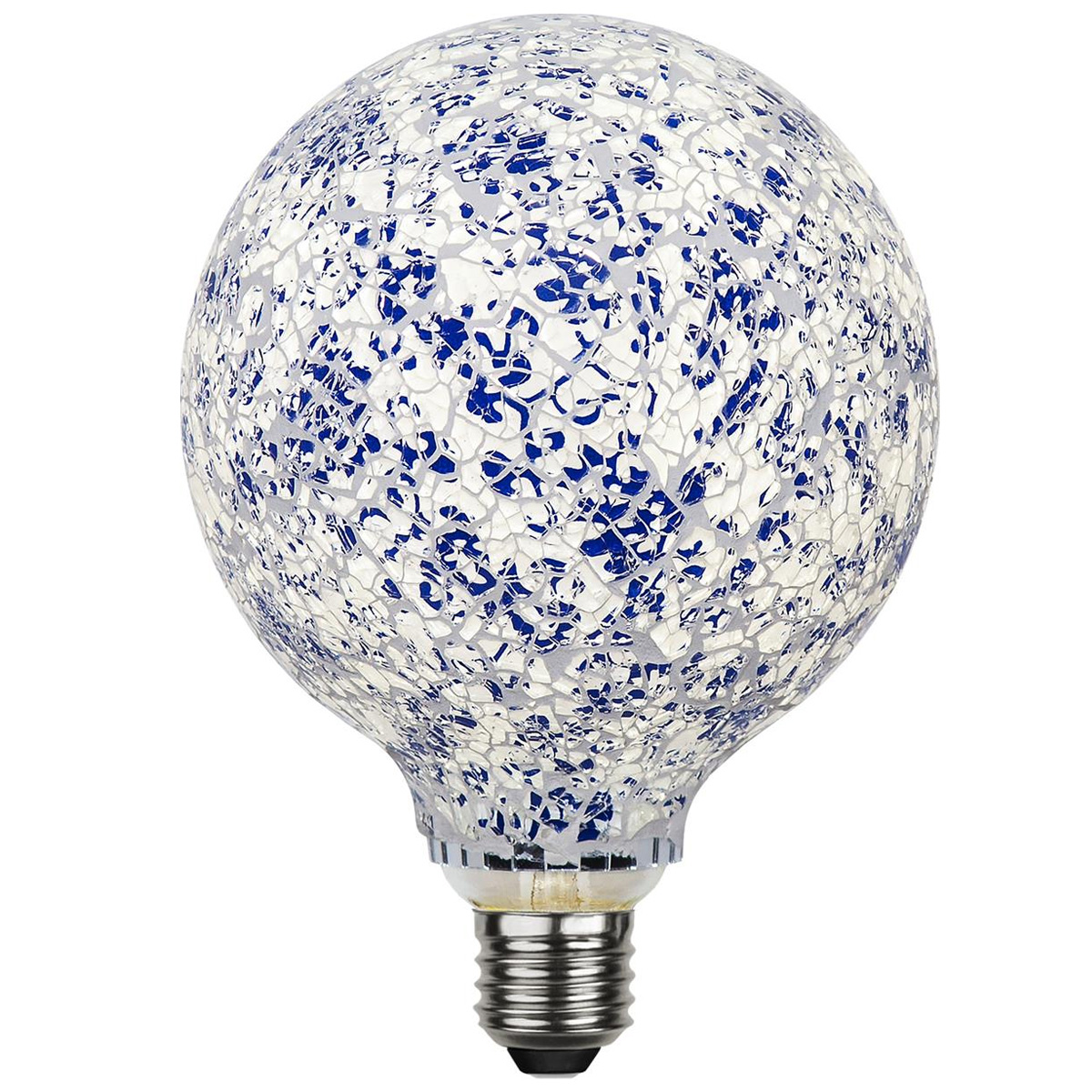 LED Leuchtmittel DEKOLED G130 MOSAIK BLUE - E27 - 4W - NW 4000K - 110lm