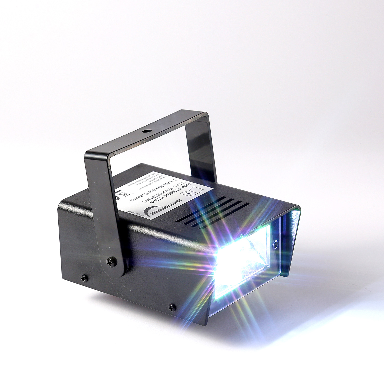 Mini LED Stroboskop - Batteriebetrieb - Geschwindigkeitsregelung