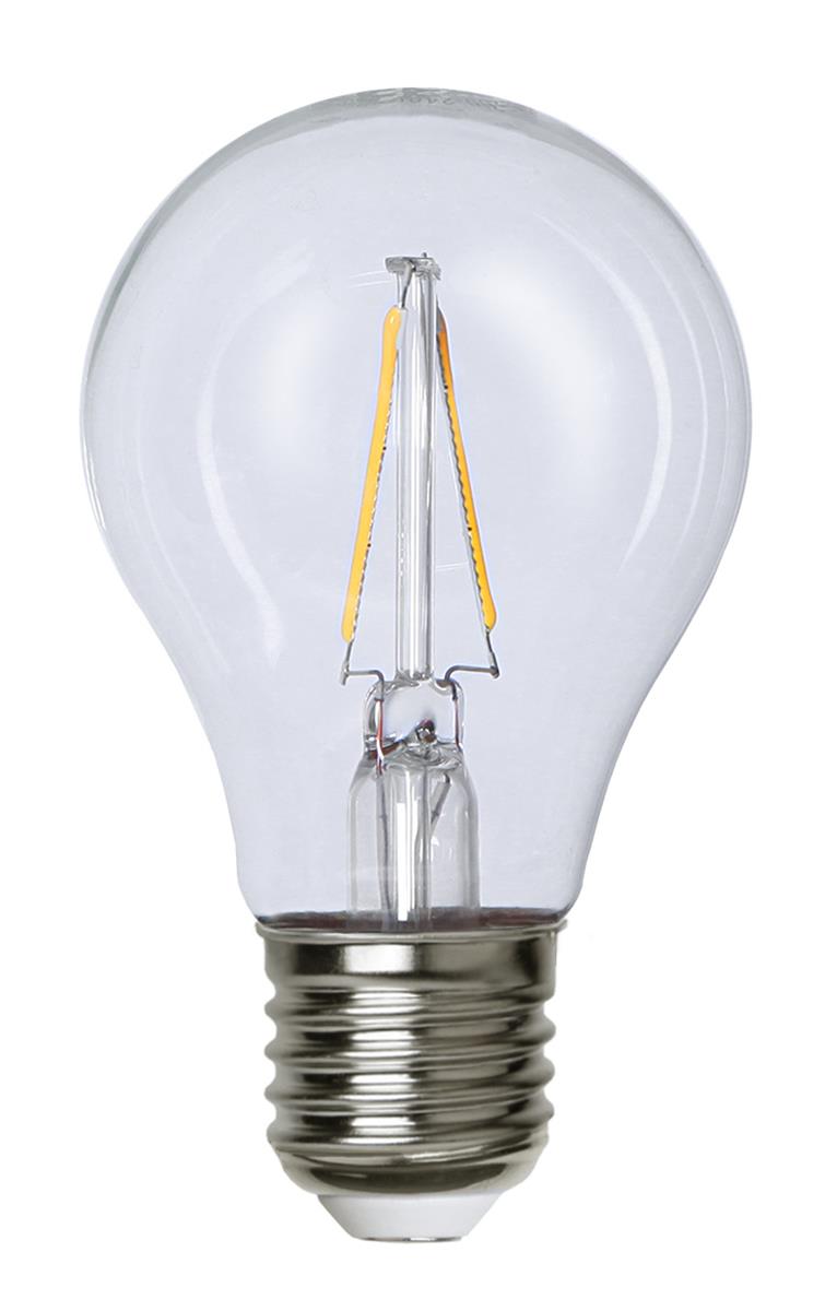 LED Tropfenlampe FILA A60 - E27 - 2W - warmweiss 2700K - 220lm - klar