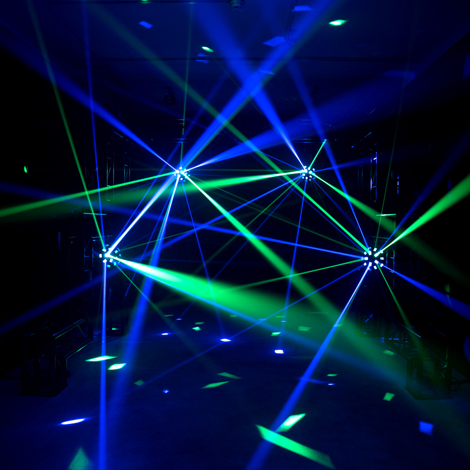 Partylichteffekt 5x10W Power Derby Z-2000 - RGBAW - sehr lichtstark