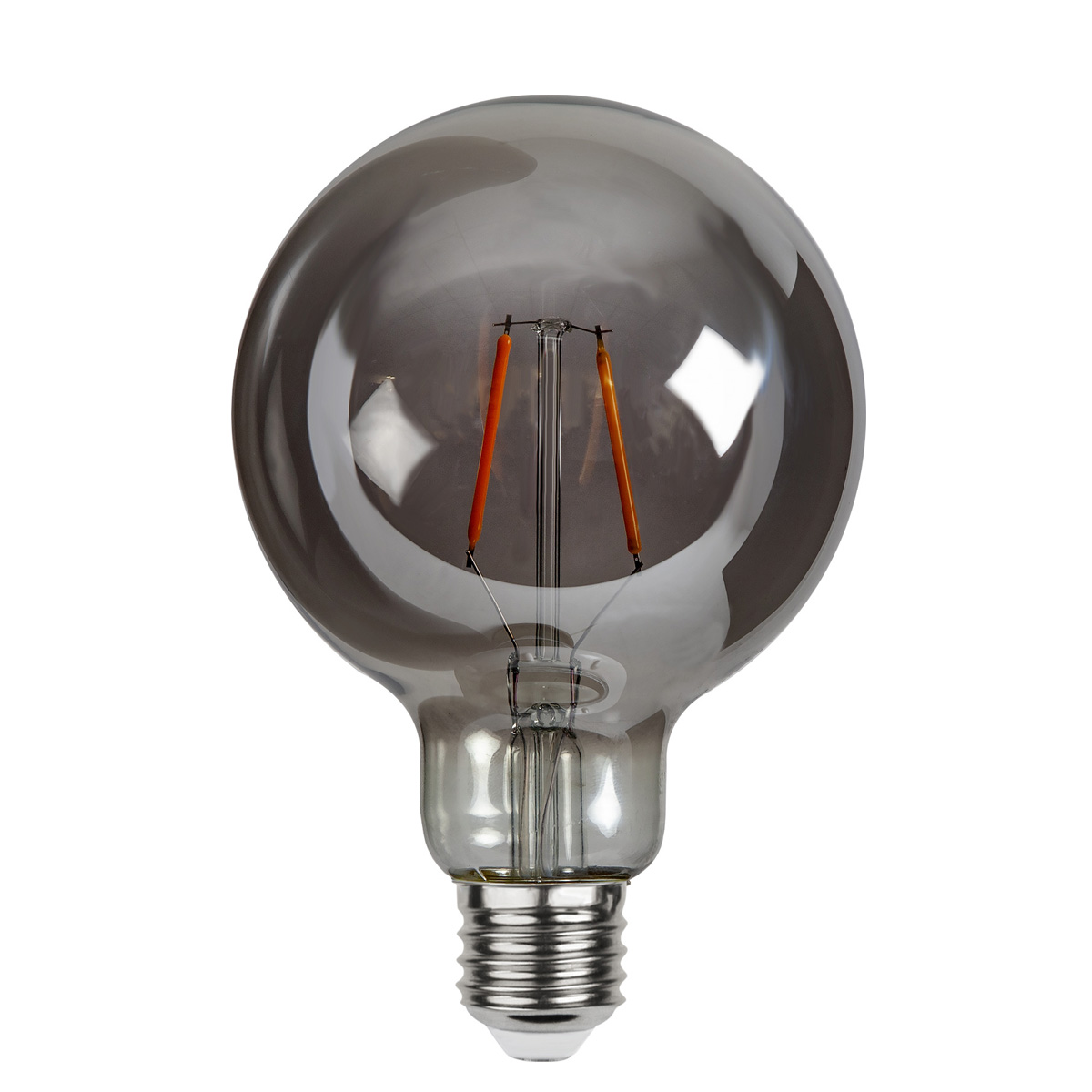 LED Leuchtmittel Filament GLOW G95 - Kugel - E27 - 1,8W - ultra-WW 2100K - 80lm - D: 95mm - smoked