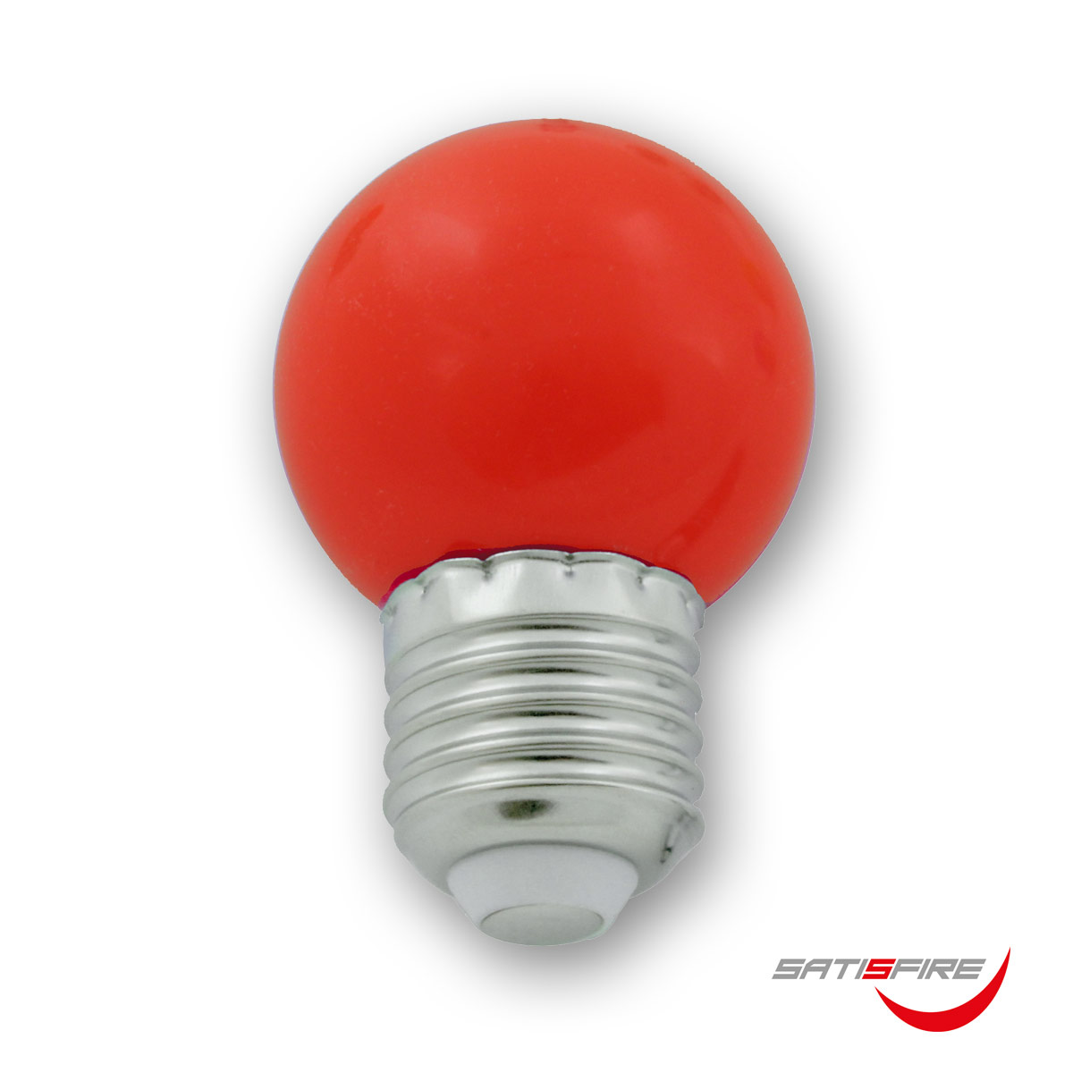 LED Leuchtmittel G45 - rot - E27 - 1W | SATISFIRE LED Leuchtmittel G45 - rot - E27 - 1W | SATISFIRE