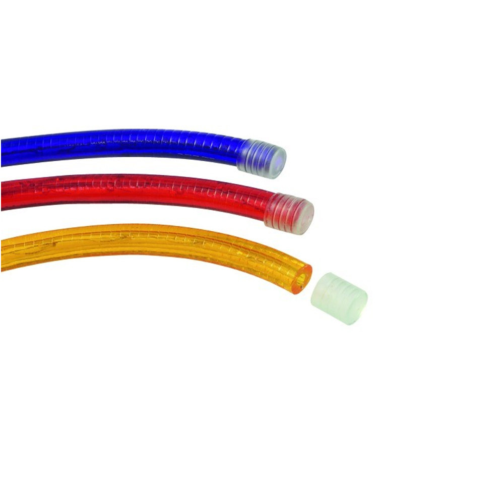 Endkappe für Lichtschlauch (12-13mm) - 3 Stück - transparenter Kunststoff - 1,5x1,8cm