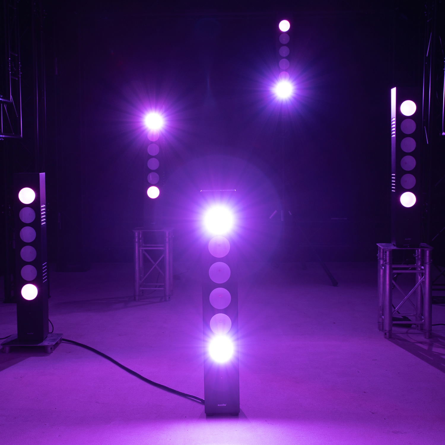 LED Lichtsäule Lichtorgel - high Power 6x 30W COB - DMX - inkl. Fernbedienung - Partyraumbeleuchtung LED Lichtsäule Lichtorgel - high Power 6x 30W COB - DMX - inkl. Fernbedienung - Partyraumbeleuchtung