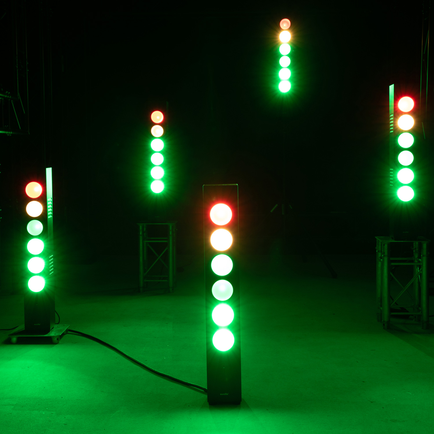 LED Lichtsäule Lichtorgel - high Power 6x 30W COB - DMX - inkl. Fernbedienung - Partyraumbeleuchtung LED Lichtsäule Lichtorgel - high Power 6x 30W COB - DMX - inkl. Fernbedienung - Partyraumbeleuchtung