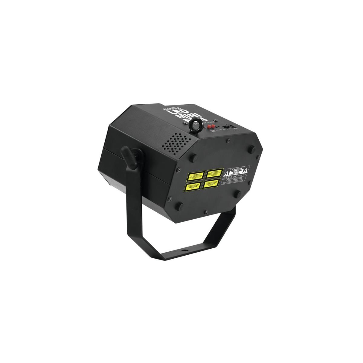 LED Mini Hybrid Laserflower "FE-4" - Vielfältige Lichtspiele mit Laser, Wash und Mooneffekten