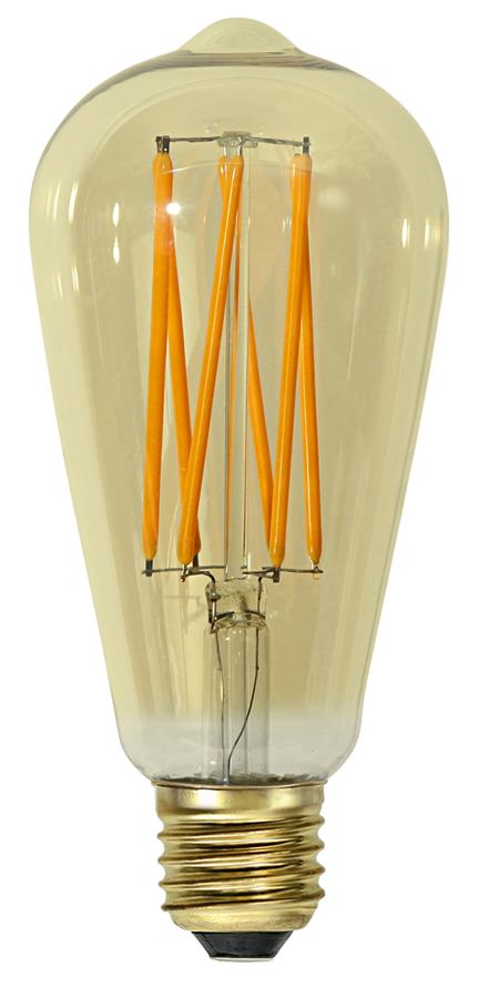 LED DEKO Leuchtmittel VINTAGE ST64 - E27 - 3,7W - UWW 1800K - 240lm - dimmbar