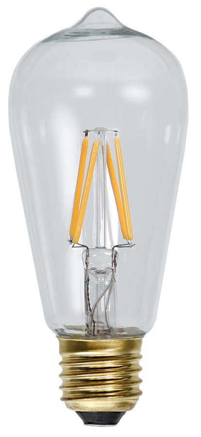 LED Leuchtmittel GLOW - ST58 - E27 - 1,5W - warmweiss 2100K - 140lm -  dimmbar