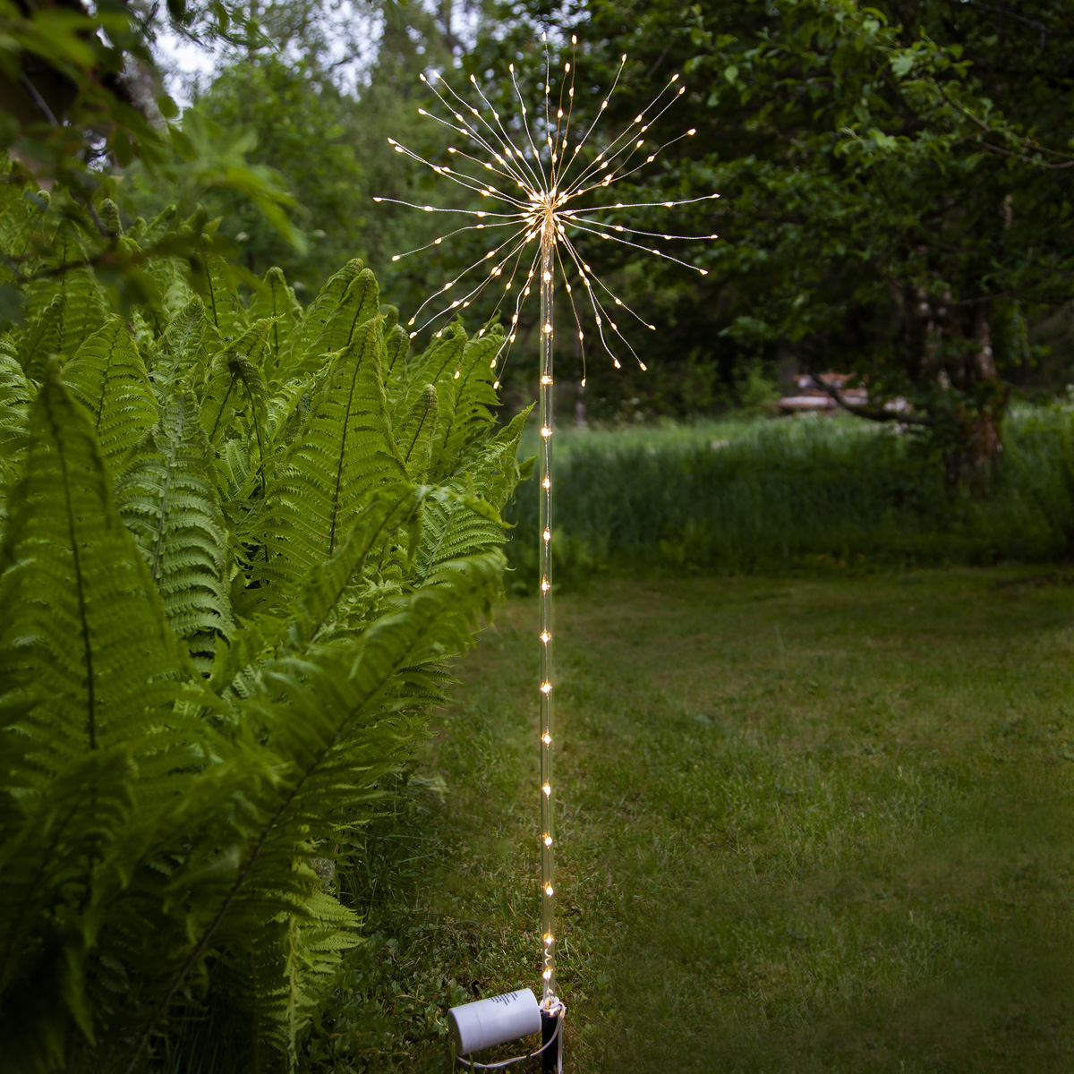 LED Dekostab "Firework" - H: 100cm - 152 warmweiße LED - Batteriebetrieb - 8 Funktionen - outdoor LED Dekostab "Firework" - H: 100cm - 152 warmweiße LED - Batteriebetrieb - 8 Funktionen - outdoor