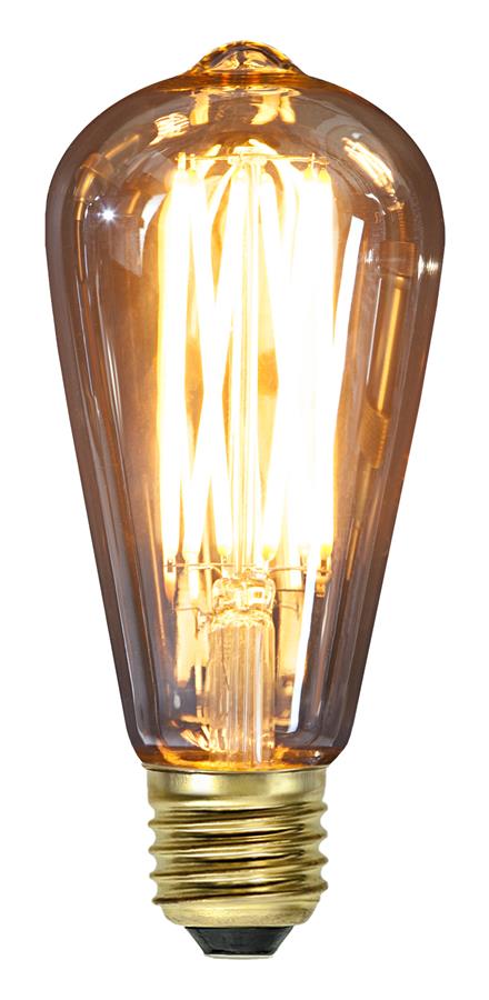 LED DEKO Leuchtmittel VINTAGE ST64 - E27 - 3,7W - UWW 1800K - 240lm - dimmbar
