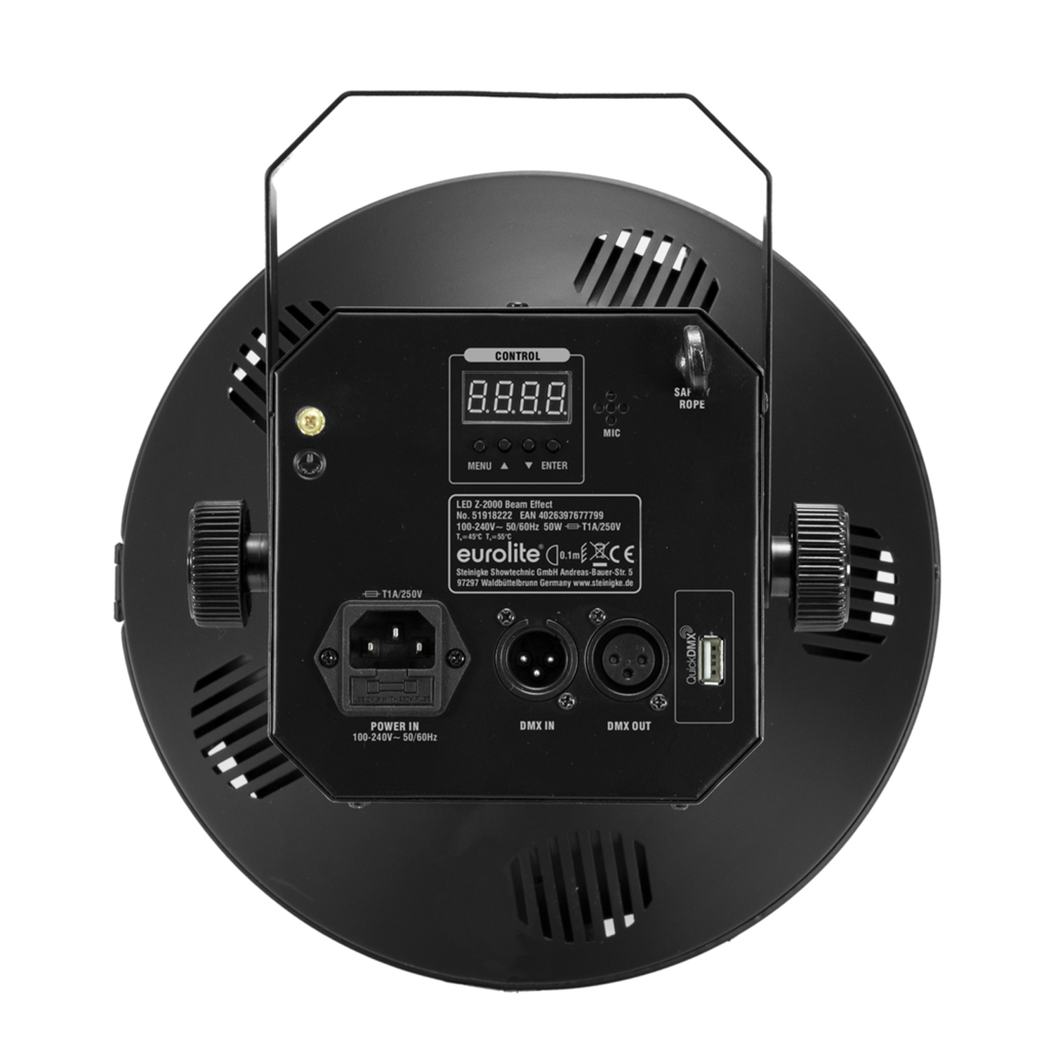 Partylichteffekt 5x10W Power Derby Z-2000 - RGBAW - sehr lichtstark