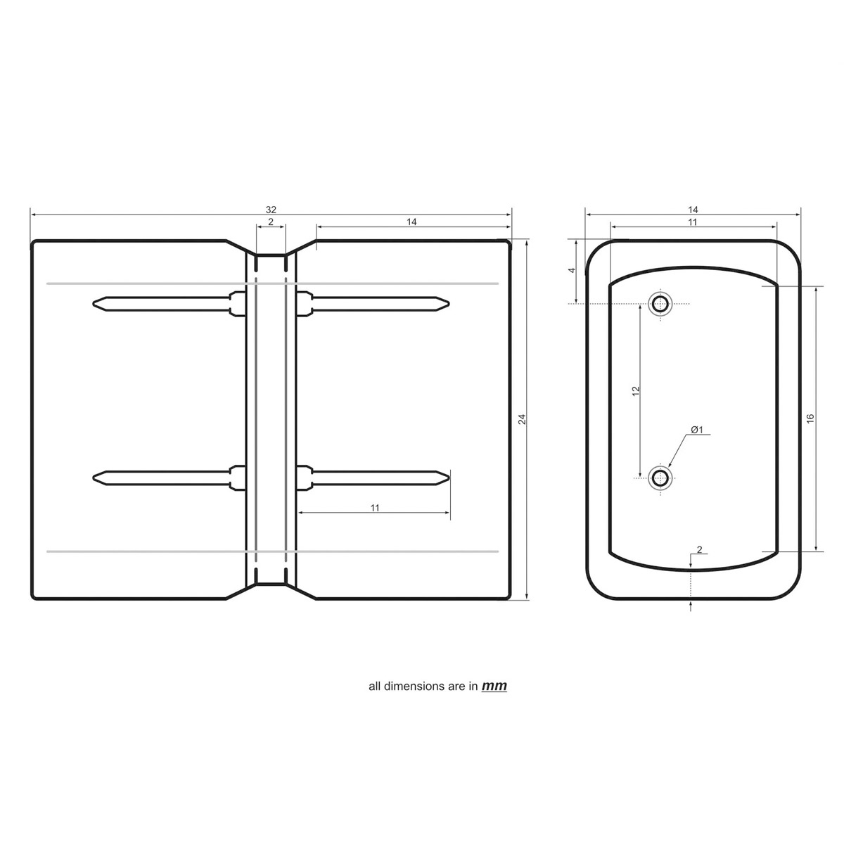 Gerader Verbinder - LED NEON FLEX 230V SLIM - Anschlusskit Schrumpfschlauch