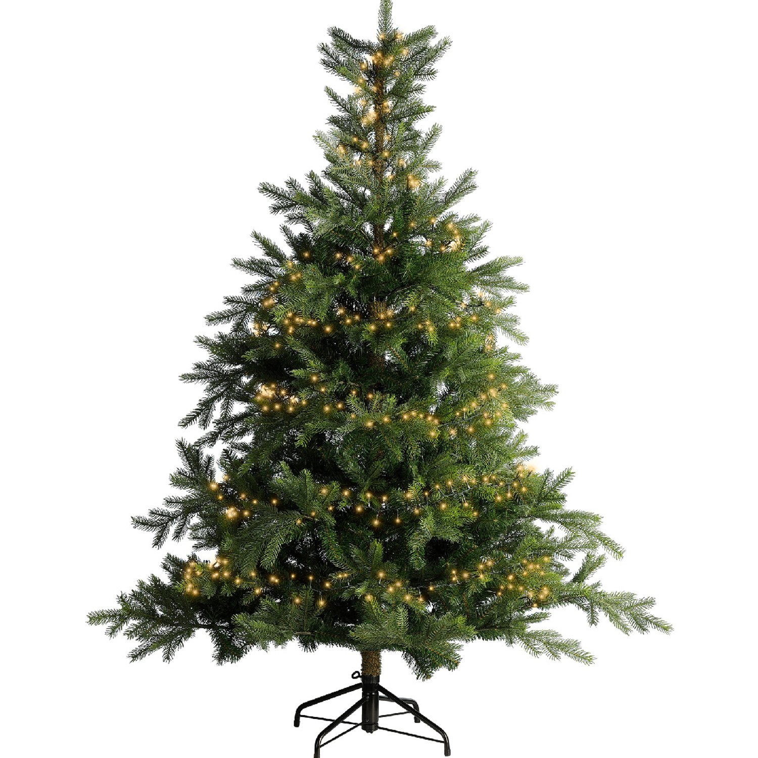 LED Lichterkette - Weihnachtslichterkette - 3000 bernstein LED - L: 60m - Dimmer - Timer - für Außen