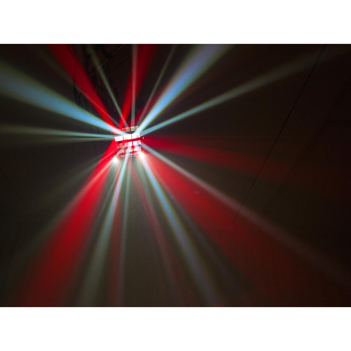 LED Mini Hybrid Strahleneffekt D-20 - Derby Effekt mit Stroboskop - DMX