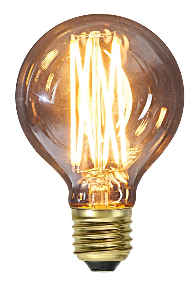 LED DEKO Leuchtmittel VINTAGE G80 - E27 - 3,7W - UWW 1800K - 240lm - dimmbar