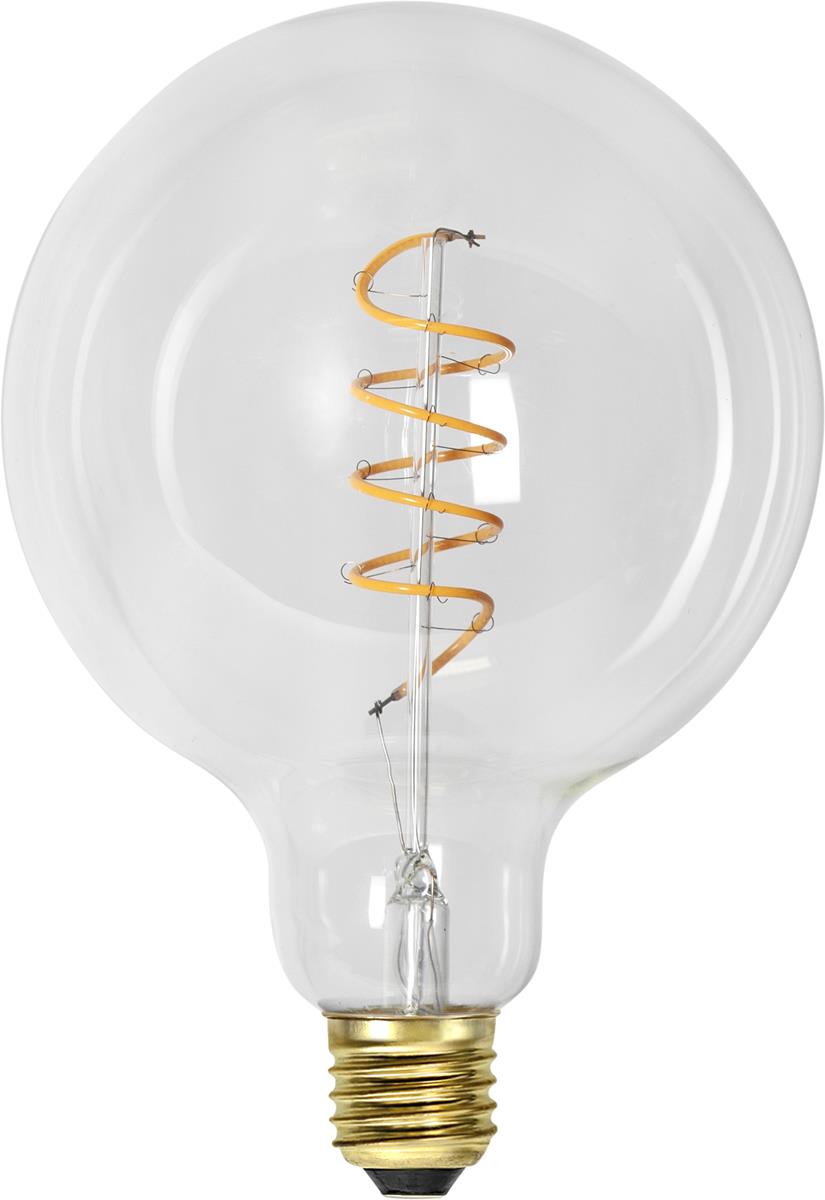 Leuchtmittel | LED | Filament | SPIRAL | DEKORATION | E27 | Dimmbar | Kugel | Ø179mm | Clear Glas