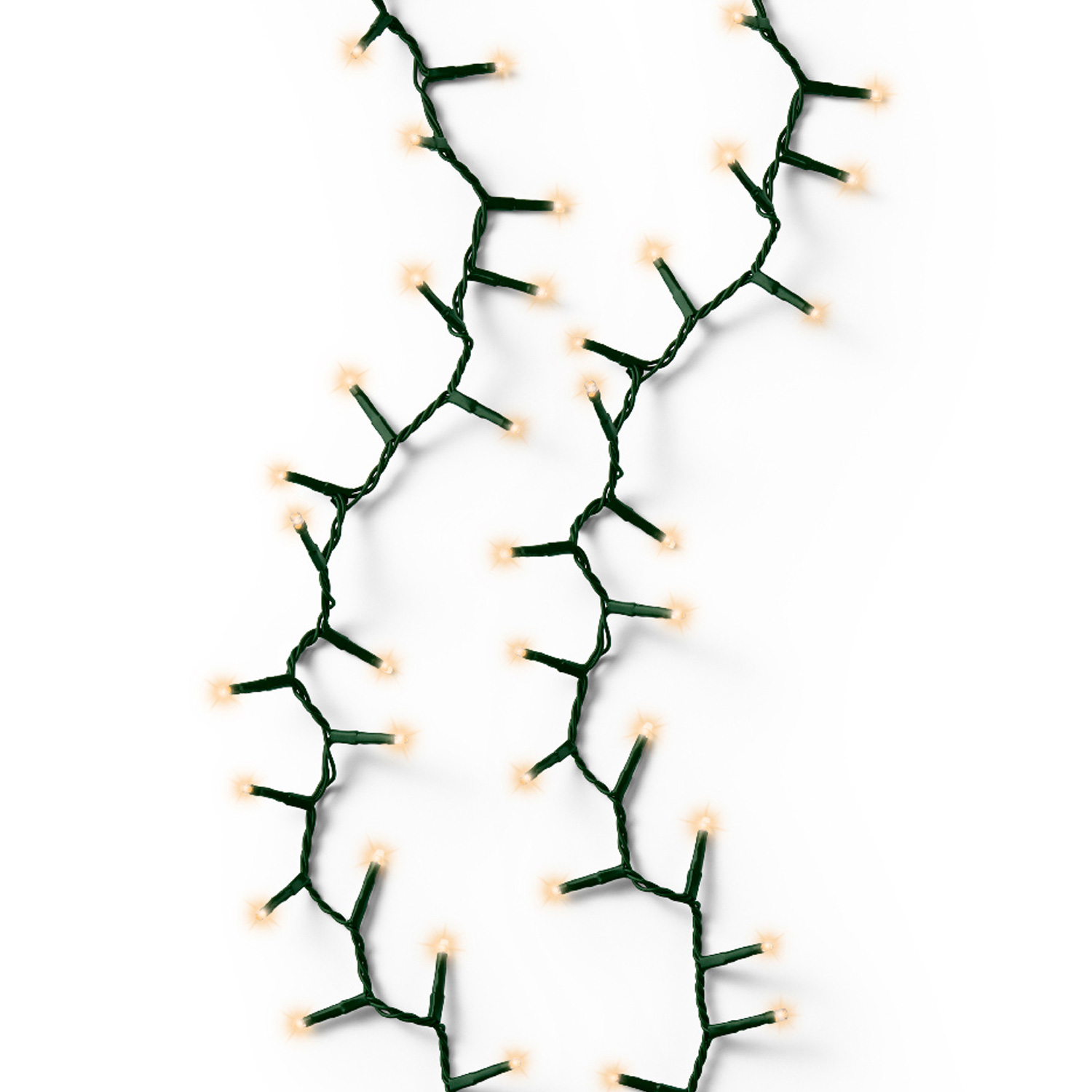LED Lichterkette - Weihnachtslichterkette - 1000 bernstein LED - L: 22,5m - 8Modi/ Timer - Außen
