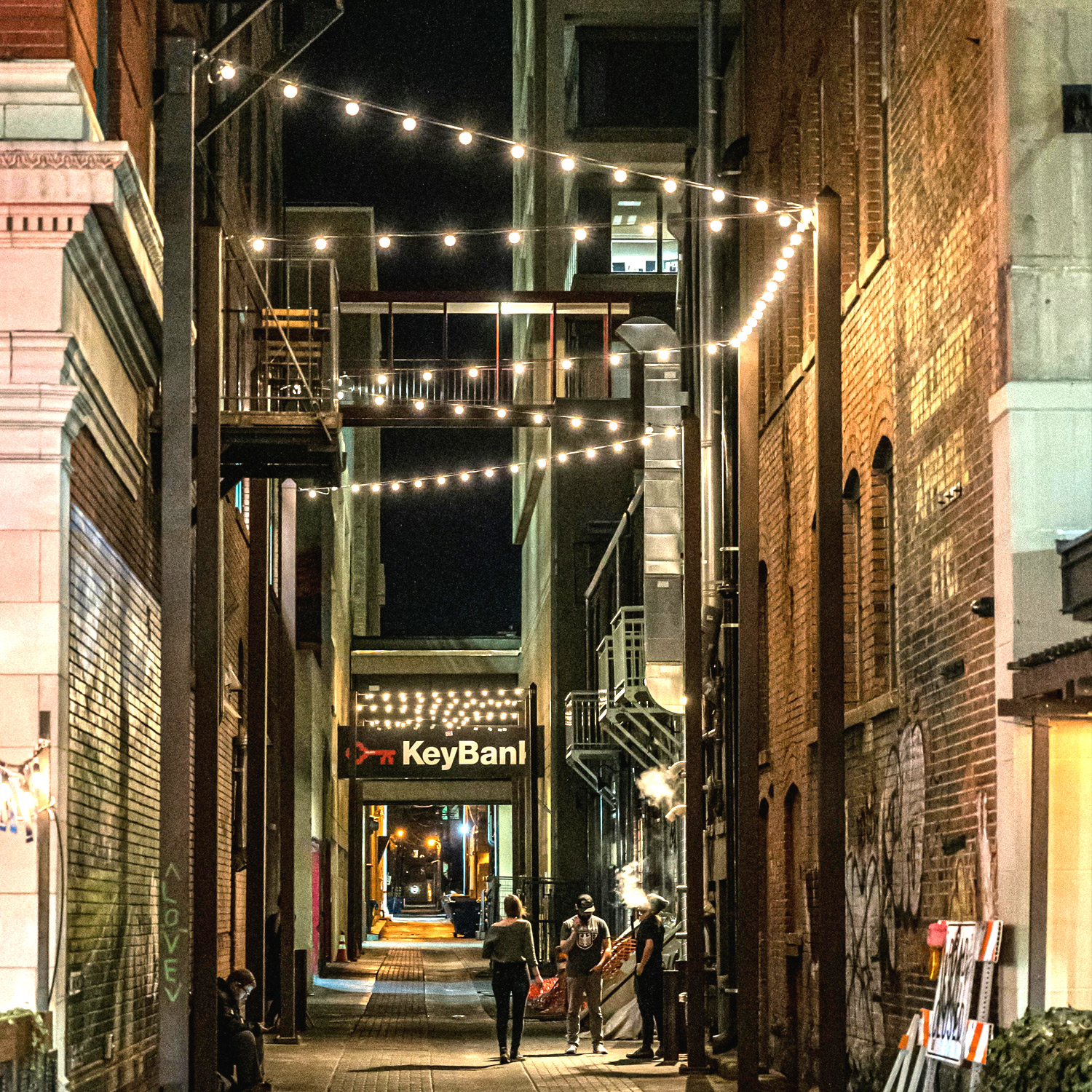 Illu-/Partylichterkette BLACKY 50m - Außenlichterkette schwarz - 50 ultra-warmweiße LED Kugeln