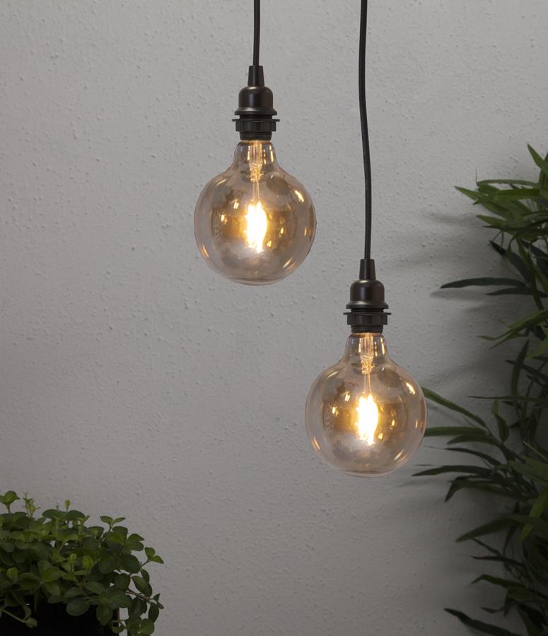 LED Leuchtmittel FILA GLOW G125 - E27 - 0,75W - ultra-WW 2000K - 80lm - amber